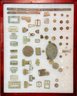 Framed Collection Of 1800's Army Buckles, Buttons, Coins