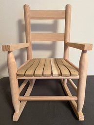 New Pine Childrens Rocking Chair (unfinished)