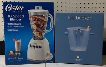 New Oster Blender And Ice Bucket