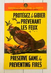 Preventing Fires French Poster On Board