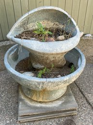 Cement Garden Fountain