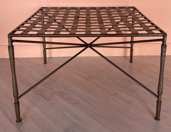 Neoclassical Style Indoor/outdoor Iron Table Designed By Mario Papperzini