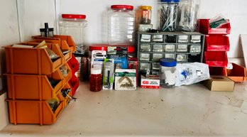 Large Assortment Of Screws, Bolts, And Lots More!