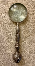 Large Elaborate Art Magnifying Glass