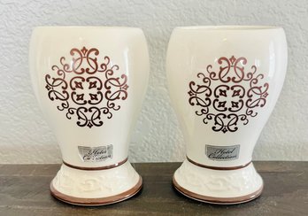 Pair Of Hotel Collection Toothbrush Holders