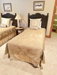 Twin Harwood Bed W/ Sealy Posture Premier Harvel II Mattress