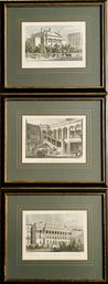 3 Pc. Lot Of Prints Of English Buildings