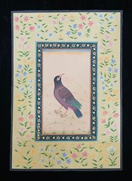 Indian Mughal Art Bird Painting