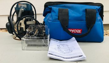Ryobi Fixed Base Router With Bag And Attachments