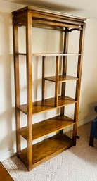 Solid Oak Mission Spindle Bookcase 2 Of 2