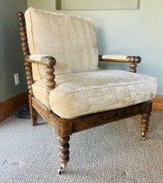 Hickory Chair Company Rope Twist Oak Chair