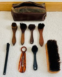Collection Of Vintage And Antique Shoe Polishing Materials