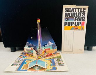 Seattle Worlds Fair Pop Up Insert On Original Envelope 1962