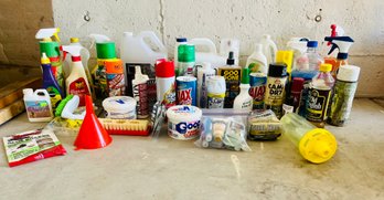 Lots Of Home Cleaning Products