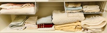 Lot Of Assorted Bath Towels And Washcloths