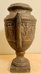 Greek Carved Stoneware Pottery Urn