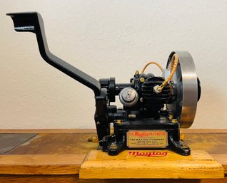 'The Maytag Multi-motor' Mounted In Wooden Base
