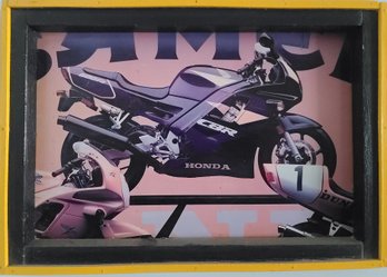 Small Framed Poster Of Honda CBR