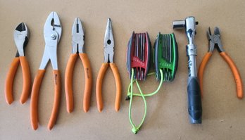 Small Grouping Of Hand Tools Including Pliers And More