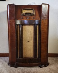 Montgomery Ward Wooden Jukebox