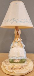 Schmid Beatrix Potter Mrs. Rabbit Ceramic Table Lamp With Shade