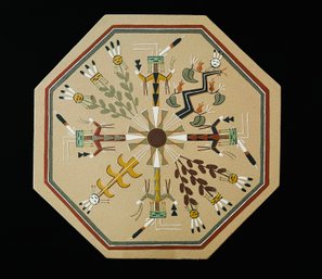 The Blessing Way Navajo Sand Painting By J Begay