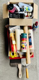 Large Assortment Of Painting And Garage Supplies