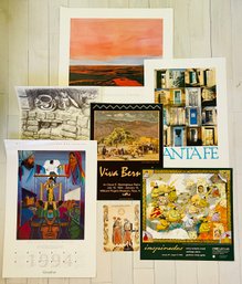 Lot Of 7 Assorted Spanish Museum And Gallery Posters