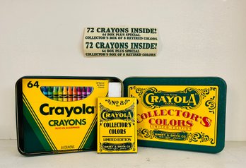 Crayola Crayons Limited Edition Tin With Crayon