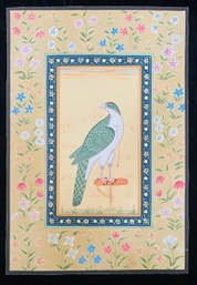 Indian Mughal Art Parrot Painting