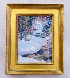 'Winter Snow Bank' Signed By Mark Daily