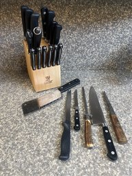 Sabatier Perfect Grip Knives And Block