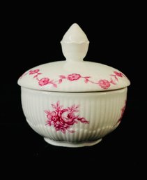 Kaiser Germany Porcelain Pink Flower Trinket Box