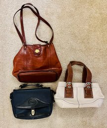 Collection Of Leather And Faux Leather Purses