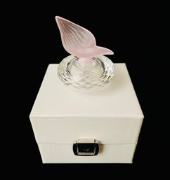 Swarovski Crystal Faceted Falcon Perfume Bottle With Box