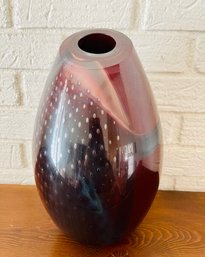 Art Glass Vase Signed By Artist 2002