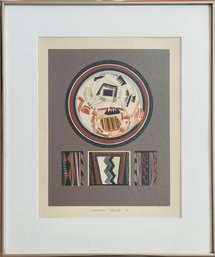 1930 Edouard Benedictus 'Relais' Original Pochoir Plate 6