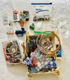 Lot Of Sewing And Craft Supplies