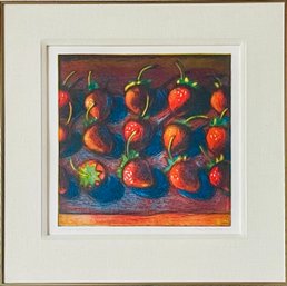 Joseph Mancuso Strawberry Art Work Framed Signed And Numbered