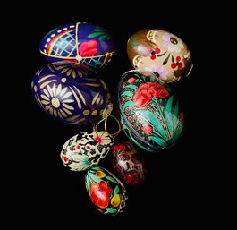 Hand Painted Egg Ornaments