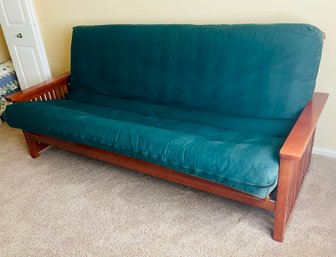 Mission Style Wood Futon Sofa Bed