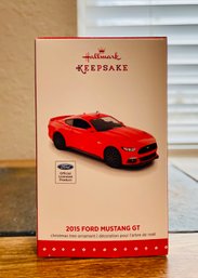 Hallmark 2015 Ford Mustang GT Christmas Ornament