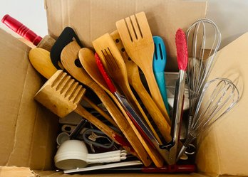 Assortment Of Kitchen Utensils