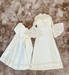 Beautiful Vintage 70s Wedding Gown