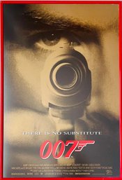 Original Framed 007 James Bond There Is No Substitute Poster