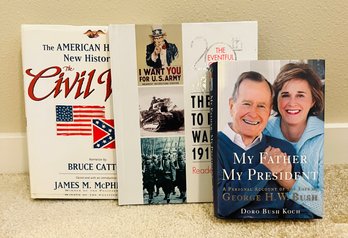 Trio Of American History And Presidential Themed Books