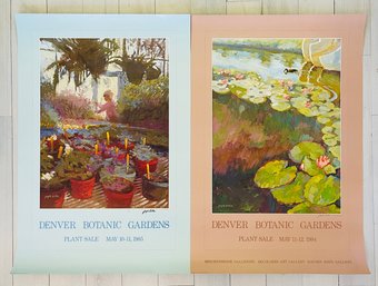 2 Denver Botanic Garden Posters