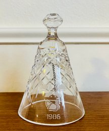 Waterford Crystal Twelve Days Of Christmas 1986 Bell