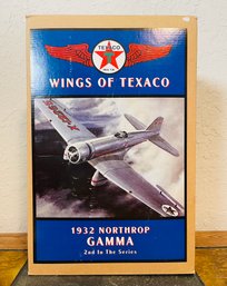 Vintage Texaco 1932 Northrop Gamma 2nd In The Series Diecast Airplane By Ertl