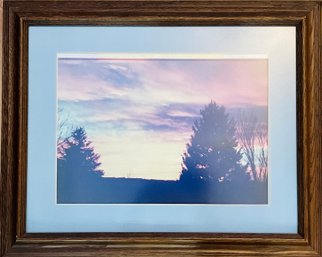 Framed Sunset Photo